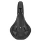 SADDLE- NEWTON FOR ROAD BIKE/MTB ILLICTT BLACK / WHITE STRIPE 275x145mm -STEEL RAIL - BLACK 3700948103005