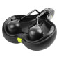 SADDLE- NEWTON FOR URBAN BIKE - "FOR LADY" BLACK - ELASTOMER SHAPE MEMORY- ERGO HOLE 260x210mm 3700948117132