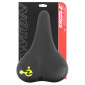 SELLE NEWTON CITY METRO UNISEX ELASTOMERE MODERATE NOIR A MEMOIRE DE FORME 260x180mm 3700948205020