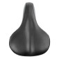 SADDLE- NEWTON FOR URBAN BIKE - NEWFULL BLACK 270x180mm STEEL RAIL (ON CARD) 3700948209356