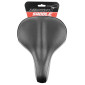 SADDLE- NEWTON FOR URBAN BIKE - NEWFULL BLACK 270x180mm STEEL RAIL (ON CARD) 3700948209356