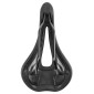 SELLE NEWTON ROUTE / GRAVEL NOIR MAD SAD2 AVEC TROU CENTRAL 276x154mm RAIL ACIER NOIR 3700948278369