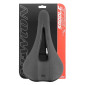 SELLE NEWTON ROUTE / GRAVEL NOIR MAD SAD2 AVEC TROU CENTRAL 276x154mm RAIL ACIER NOIR 3700948278369