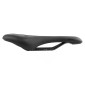 SELLE NEWTON ROUTE/VTT NOIR CONFORT AVEC TROU CENTRAL 269x140mm RAIL ACIER NOIR 3700948278376