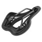 SELLE NEWTON ROUTE/VTT NOIR CONFORT AVEC TROU CENTRAL 269x140mm RAIL ACIER NOIR 3700948278376