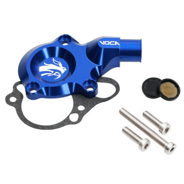 CARTER/COUVERCLE/CORPS POMPE A EAU 50 A BOITE VOCA RACING POUR MINARELLI 50 AM6 BLEU 3700948309315