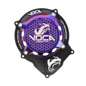 CARTER ALLUMAGE 50 A BOITE VOCA RACING POUR MINARELLI 50 AM6/BETA 50 RR/RIEJU 50 MRT/SHERCO 50 SM-R, SE-R ALU CNC NOIR/NEO-CHROME 3700948309339
