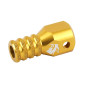 EMBOUT SELECTEUR DE VITESSE VOCA RACING MINARELLI 50 AM6/BETA 50 RR/RIEJU 50 MRT/SHERCO 50 SM-R, SE-R ALU CNC OR 3667385000406