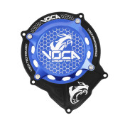 CARTER ALLUMAGE 50 A BOITE VOCA RACING POUR MINARELLI 50 AM6/BETA 50 RR/RIEJU 50 MRT/SHERCO 50 SM-R, SE-R ALU CNC NOIR/BLEU 3700948309537