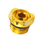 BOUCHON D'HUILE 50 A BOITE VOCA EVO V2 MINARELLI 50 AM6/RIEJU 50 MRT, SMX/YAMAHA 50 TZR, DTR/PEUGEOT 50 XPS, XR6/BETA 50 RR/SHERCO 50 SM-R, SE-R ALU CNC OR 3700948309681