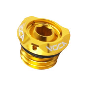 BOUCHON D'HUILE 50 A BOITE VOCA EVO V2 MINARELLI 50 AM6/RIEJU 50 MRT, SMX/YAMAHA 50 TZR, DTR/PEUGEOT 50 XPS, XR6/BETA 50 RR/SHERCO 50 SM-R, SE-R ALU CNC OR 3700948309681