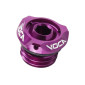 BOUCHON D'HUILE 50 A BOITE VOCA EVO V2 MINARELLI 50 AM6/RIEJU 50 MRT, SMX/YAMAHA 50 TZR, DTR/PEUGEOT 50 XPS, XR6/BETA 50 RR/SHERCO 50 SM-R, SE-R ALU CNC VIOLET 3700948309698
