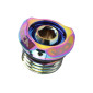 BOUCHON D'HUILE 50 A BOITE VOCA EVO V2 POUR DERBI 50 SENDA, GPR (MOTEUR EURO 2, 3, 4) ALU CNC NEO-CHROME 3700948309728