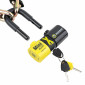 ANTIVOL A CHAINE AUVRAY XTREM 1.00M MAILLON DIAM 13.5mm AVEC U XTREM MINI ALERT 44x66mm (DIAM 16mm ALARME SONORE 120 dB) (CLASSE SRA CHAINE + U) 3700807710245