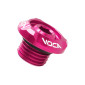 BOUCHON D'HUILE SCOOT VOCA RACING POUR MBK 50 BOOSTER, STUNT, NITRO, OVETTO/YAMAHA 50 BWS, SLIDER, AEROX, NEOS ALU CNC ROSE (M14x1,50) 3700948308110