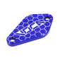 OBTURATEUR POMPE A HUILE 50 A BOITE VOCA STYLE REVERSIBLE POUR MINARELLI 50 AM6/DERBI 50 SENDA, GPR ALU CNC BLEU 3700948308813