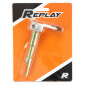 BIELLETTE COMMANDE EMBRAYAGE 50 A BOITE ADAPTABLE MINARELLI 50 AM6/MBK 50 X-POWER/YAMAHA 50 TZR/PEUGEOT 50 XPS/RIEJU 50 RS1/APRILIA 50 RS LIGHTY ALU ARGENT -REPLAY- 3700948030387