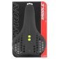 SADDLE- NEWTON FOR URBAN BIKE - ATHLETIC CONFORT DENSITY LINE "UNISEX" BLACK+ GREEN/GREY PATTERN- 270x175mm -BLACK STEEL RAIL 3700948075739