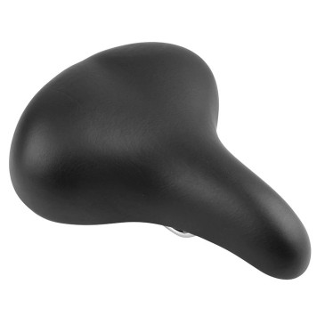 SADDLE- NEWTON FOR URBAN BIKE CLASSIC BLACK WITH SPRINGS 260x155mm 3700948075807
