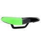SADDLE- NEWTON FOR CHILDREN RAV BLACK / GREEN PATTERN 210x130mm -STEEL RAIL - BLACK-WITH ERGO HOLE 3700948102916