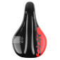 SADDLE- NEWTON FOR CHILDREN RAV BLACK / RED PATTERN 210x130mm -STEEL RAIL - BLACK-WITH ERGO HOLE 3700948102923