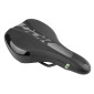 SELLE JUNIOR NEWTON RAW NOIR 230x130mm RAIL ACIER NOIR 3700948102930