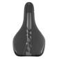 SADDLE- NEWTON FOR CHILDREN RAW BLACK 230x130mm -STEEL RAIL - BLACK 3700948102930