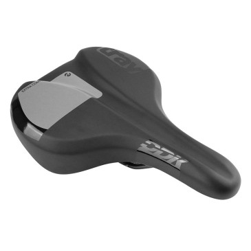 SADDLE- NEWTON FOR URBAN BIKE TRAY CONFORT BLACK 260x195mm -STEEL RAIL - BLACK (FLAT SHAPED) 3700948102954