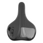 SADDLE- NEWTON FOR URBAN BIKE TRAY CONFORT BLACK 260x195mm -STEEL RAIL - BLACK (FLAT SHAPED) 3700948102954
