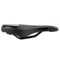 SADDLE- NEWTON FOR URBAN BIKE TRAY CONFORT BLACK 260x195mm -STEEL RAIL - BLACK (FLAT SHAPED) 3700948102954