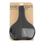 SADDLE- NEWTON FOR URBAN BIKE TRAY CONFORT BLACK 260x195mm -STEEL RAIL - BLACK (FLAT SHAPED) 3700948102954