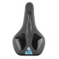 SADDLE- NEWTON FOR URBAN BIKE MEMORY COMFORT BLACK 265x165mm -STEEL RAIL - BLACK (SHAPE MEMORY) 3700948102978