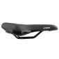 SADDLE- NEWTON FOR URBAN BIKE MEMORY COMFORT BLACK 265x165mm -STEEL RAIL - BLACK (SHAPE MEMORY) 3700948102978