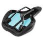 SADDLE- NEWTON FOR URBAN BIKE MEMORY COMFORT BLACK 265x165mm -STEEL RAIL - BLACK (SHAPE MEMORY) 3700948102978