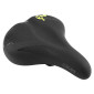 SADDLE- NEWTON FOR URBAN BIKE- METROPOLITAN BLACK-SHAPE MEMORY- WITH HANDLE 260x220mm (IDEAL FOR E/BIKE) 3700948094778