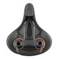 SADDLE- NEWTON FOR URBAN BIKE- METROPOLITAN BLACK-SHAPE MEMORY- WITH HANDLE 260x220mm (IDEAL FOR E/BIKE) 3700948094778