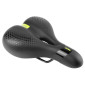 SADDLE- NEWTON FOR URBAN BIKE- "FOR MEN " Black ELASTOMER SHAPE MEMORY- ERGO HOLE- 260x185mm 3700948117149