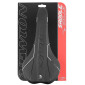 SADDLE - NEWTON FOR ROAD BIKE / MTB - KALLUM BLACK/SILVER LINE - 281x140mm - STEEL RAIL 3700948209172