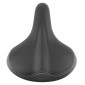 SADDLE- NEWTON FOR URBAN BIKE - NEWFORM BLACK/GREY 258x228mm STEEL RAIL (ON CARD) 3700948209349