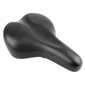 SADDLE- NEWTON FOR URBAN BIKE - BLACK - FLUIDYNAMIC DUAL DENSITY CONFORT 50 MODERATE -ELASTOMER 272x192mm 3700948228258