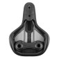 SADDLE- NEWTON FOR URBAN BIKE - BLACK - FLUIDYNAMIC DUAL DENSITY CONFORT 50 MODERATE -ELASTOMER 272x192mm 3700948228258