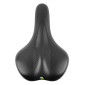 SADDLE- NEWTON FOR URBAN BIKE - "FOR MEN" BLACK - FLUIDYNAMIC DUAL DENSITY CONFORT 50 MODERATE 282x180mm 3700948228203