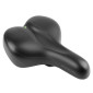 SADDLE- NEWTON FOR URBAN BIKE - "FOR LADY" BLACK - FLUIDYNAMIC DUAL DENSITY - CONFORT 20- 268x199mm 3700948228227