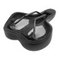 SADDLE- NEWTON FOR URBAN BIKE - "FOR LADY" BLACK - FLUIDYNAMIC DUAL DENSITY - CONFORT 20- 268x199mm 3700948228227