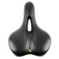SADDLE- NEWTON FOR URBAN BIKE - "FOR LADY" BLACK - FLUIDYNAMIC DUAL DENSITY - CONFORT 21 - Ergo hole - 268x199mm 3700948228234