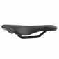 SELLE NEWTON ROUTE/VTT NOIR CONFORT AVEC TROU CENTRAL 258x157mm RAIL ACIER NOIR 3700948278352