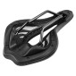 SELLE NEWTON ROUTE/VTT NOIR CONFORT AVEC TROU CENTRAL 258x157mm RAIL ACIER NOIR 3700948278352