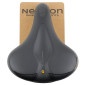 SELLE JUNIOR NEWTON ICHNOS RACING NOIR DECO ROUGE 236X139MM RAIL ACIER 3700948300596