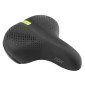 SELLE CITY NEWTON MODERATE A MEMOIRE DE FORME NOIR 247X203MM RAIL ACIER - POIGNEE PRISE EN MAIN - 3700948300602