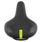 SELLE CITY NEWTON MODERATE A MEMOIRE DE FORME NOIR 247X203MM RAIL ACIER - POIGNEE PRISE EN MAIN - 3700948300602
